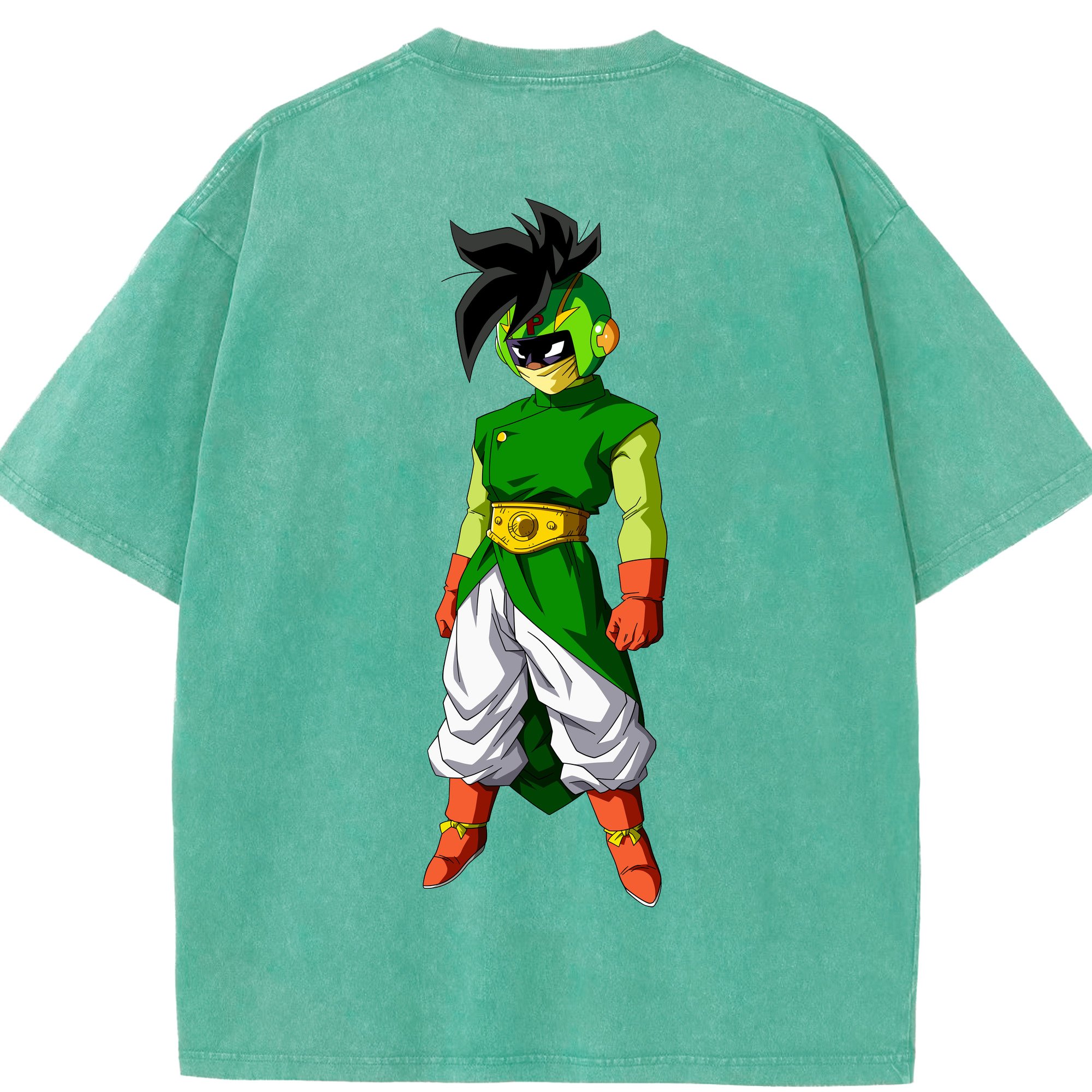 （画像用） ドラゴンボール DRAGON BALL 綿100% ヴィンテージ風 半袖Tシャツ（背面プリント）